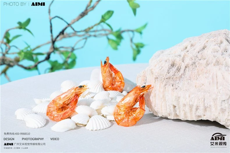 Snacks Product Photography Shrimp Slices Creative Photography Guangzhou Food Photography Company detail shot photography