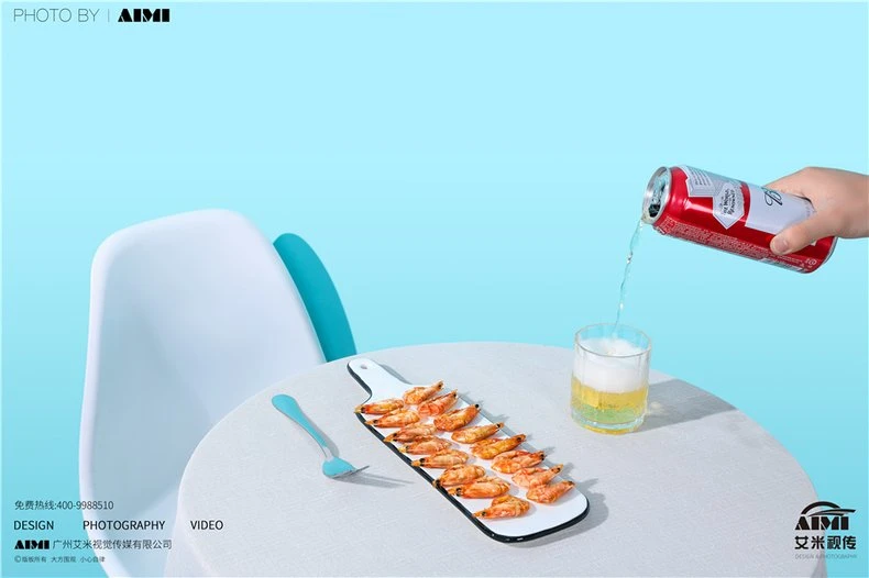 Snacks Product Photography Shrimp Slices Creative Photography Guangzhou Food Photography Company group arrangement photography