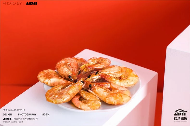 Snacks Product Photography Shrimp Slices Creative Photography Guangzhou Food Photography Company white background photography