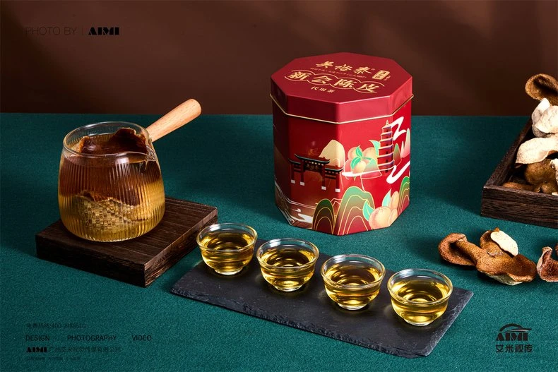 Xinhui Chenpi Brand Chinese herbal medicine shooting Creative scene customized shooting Guangzhou fo creative composition photography