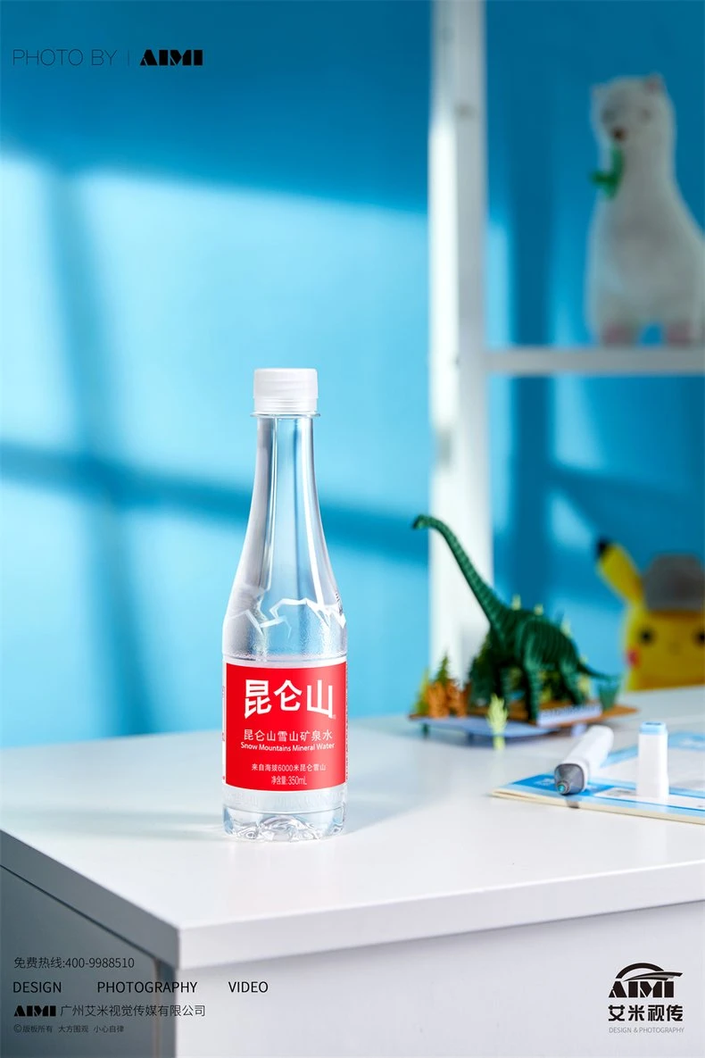 Kunlun Mountain Mineral Water Product Photography