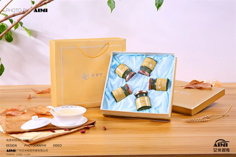 Branded birds nest gift photography Bird& ;s nest food photography Advertising styled scene photography