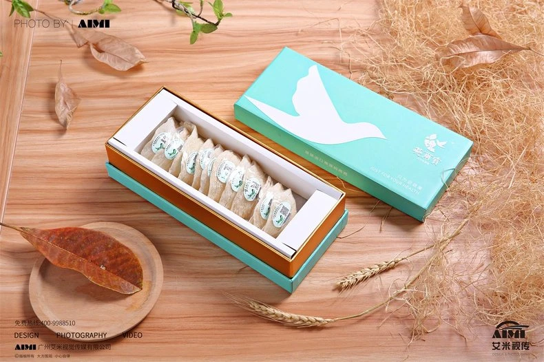 Branded birds nest gift photography Bird& ;s nest food photography Advertising creative composition photography