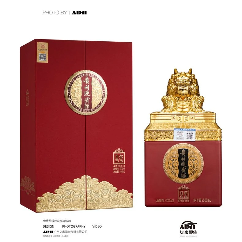 Baijiu (Chinese Liquor) group arrangement photography