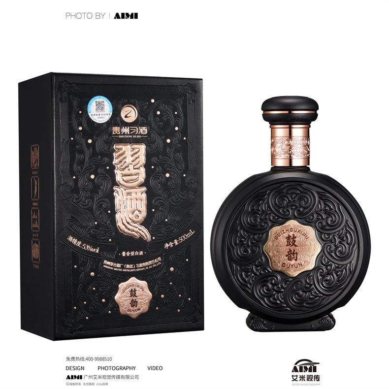 Baijiu (Chinese Liquor) Photography — Guizhou Xijiu Brand detail shot photography