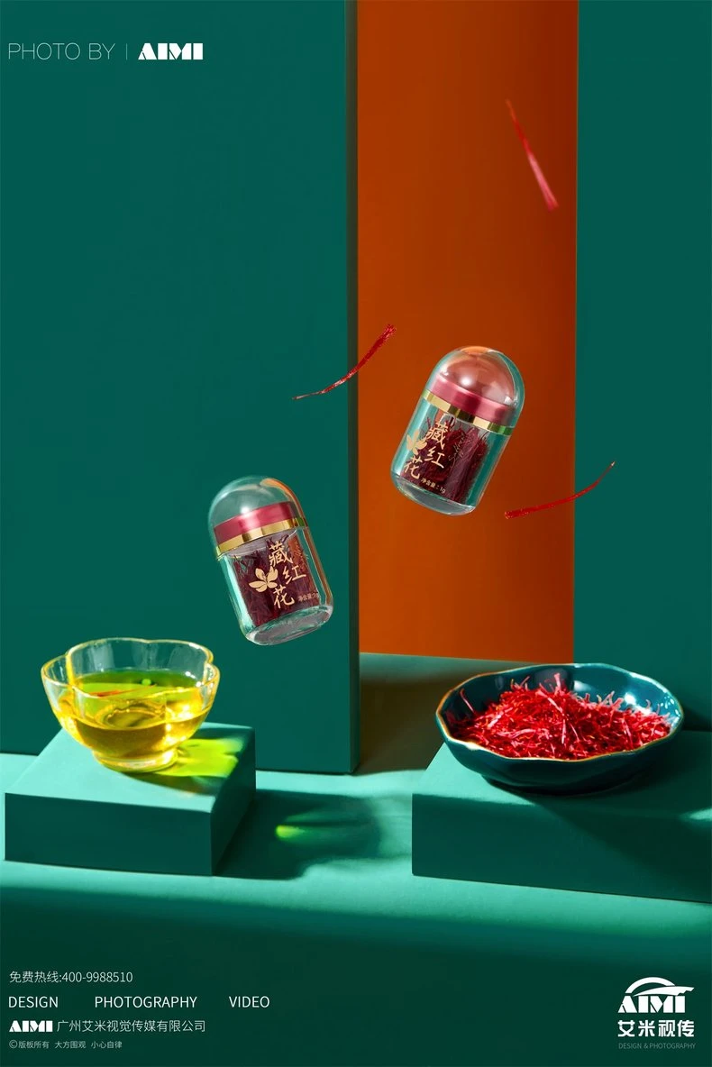 Saffron creative composition photography