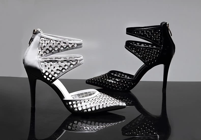 e-commerce high-end ladies shoes photography boutique leather ladies shoes Guangzhou shoes photography ag multi-angle photography