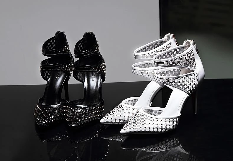 e-commerce high-end ladies shoes photography boutique leather ladies shoes Guangzhou shoes photography ag on-model photography