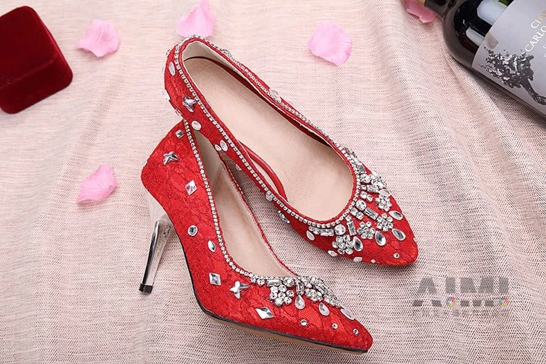 Commercial Ladies Shoes Product Photography Wedding Shoes Creative Photography Guangzhou E-commerce white background photography