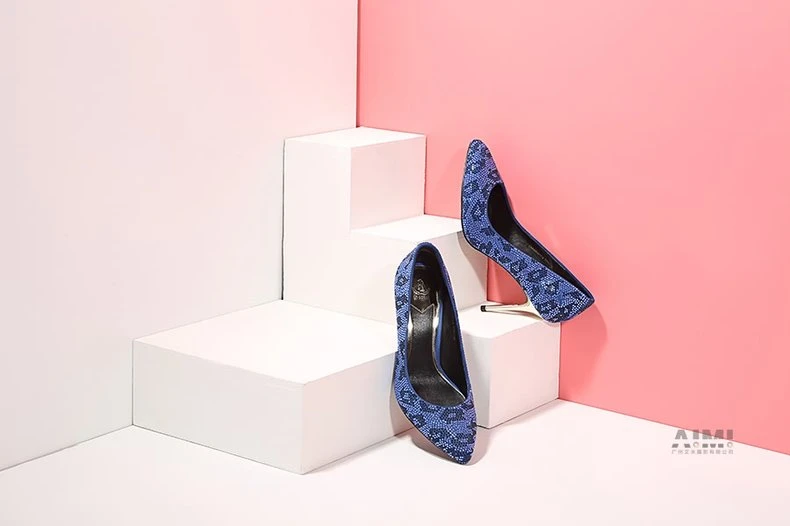 Ladies Shoes Photo Shooting Ladies Shoes Photo Finishing Guangzhou Tianhe Shoes Shooting Company detail shot photography