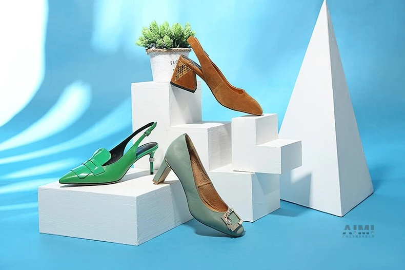 Ladies Shoes Photo Shooting Ladies Shoes Photo Finishing Guangzhou Tianhe Shoes Shooting Company on-model photography