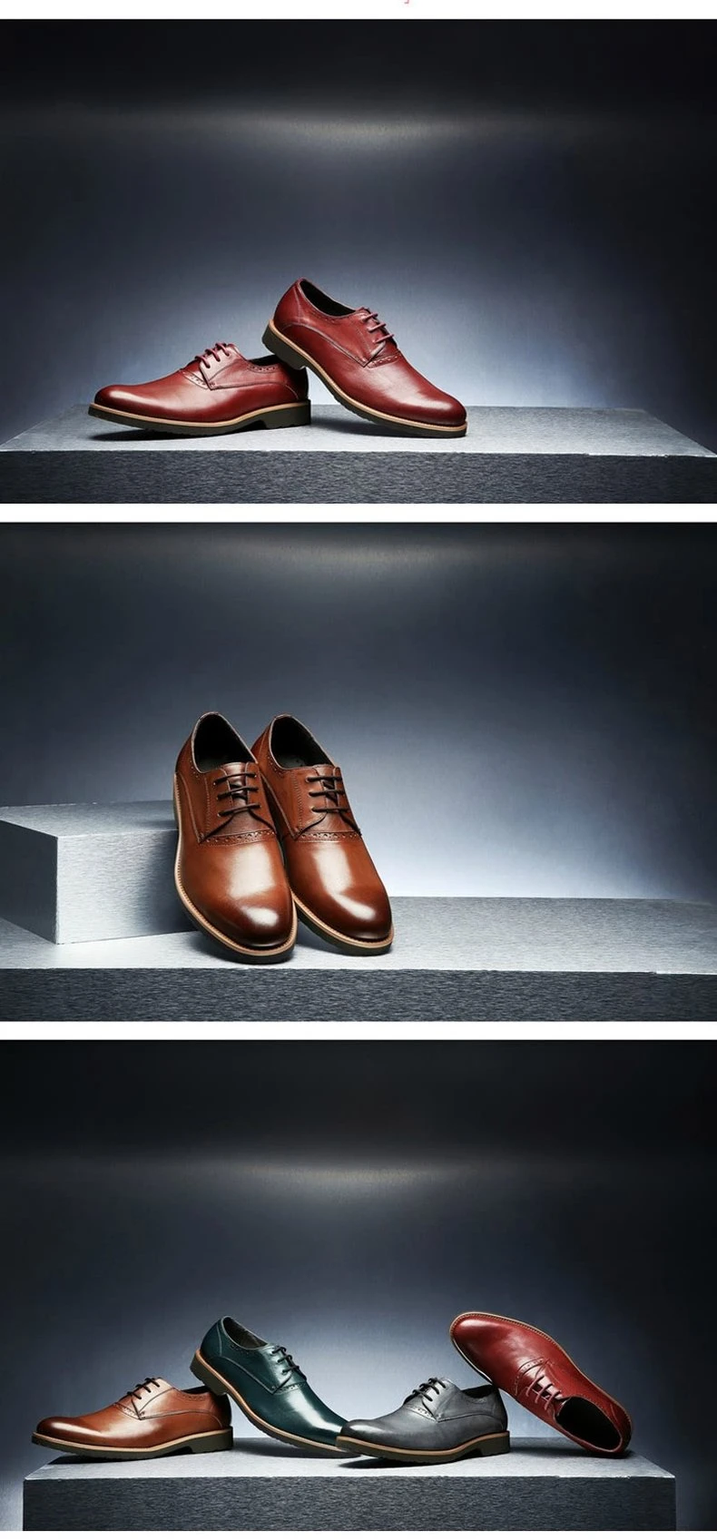 Men's Leather Shoes E-commerce Photography