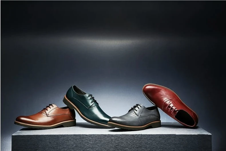 Guangzhou mens shoes photography company Professional footwear product photography Support customize detail shot photography