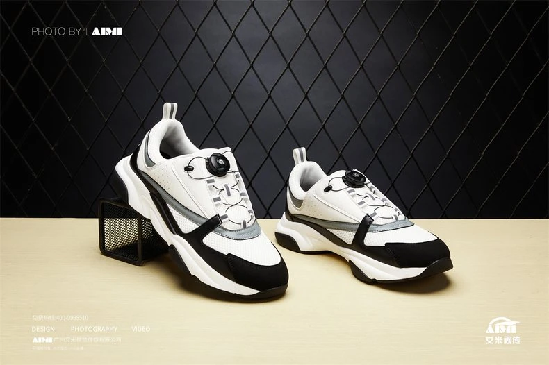 Sneakers on-model photography