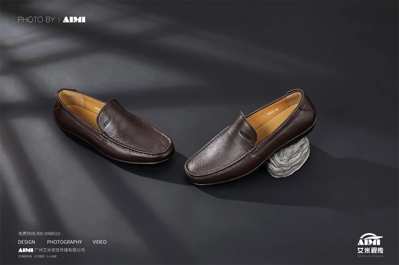 Men's Leather Shoes multi-angle photography