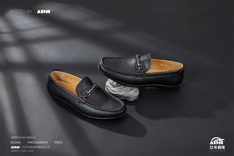 Men's Leather Shoes multi-angle photography