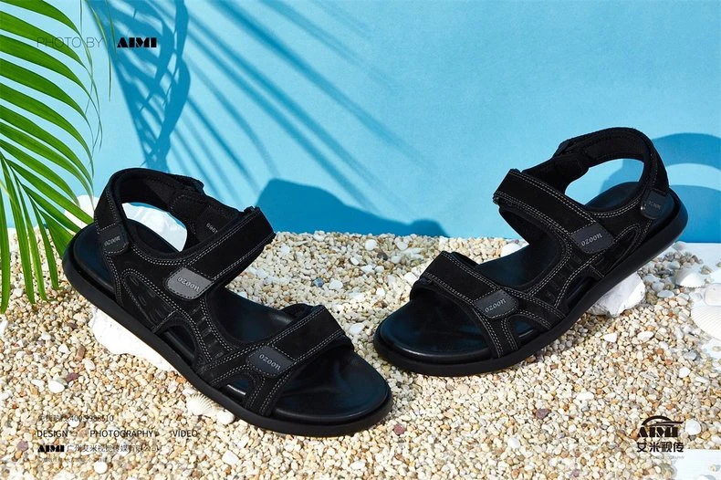 Sandals on-model photography