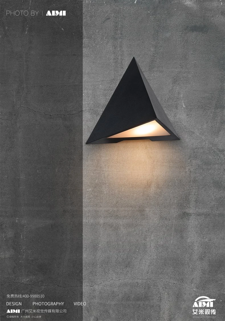 Wall Lamp white background photography