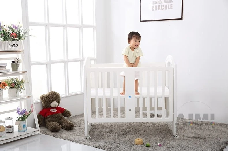 Baby Crib white background photography