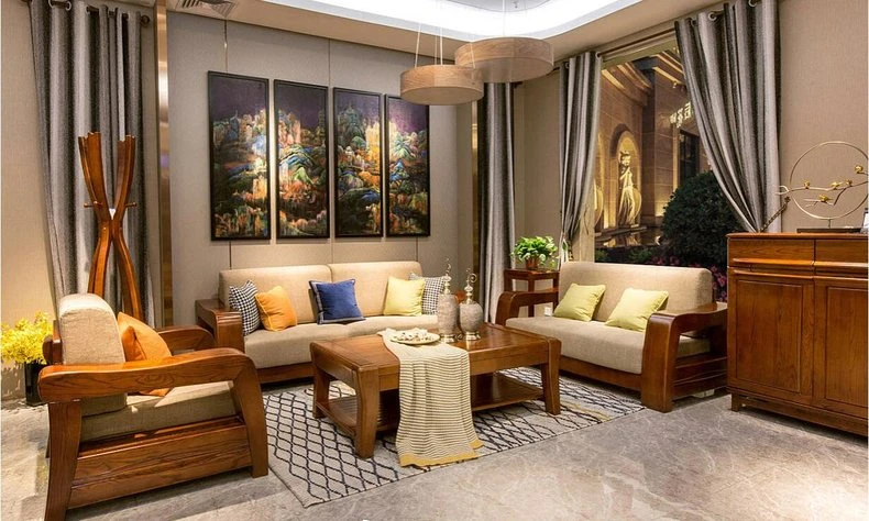New Chinese Solid Wood Furniture Photography, China