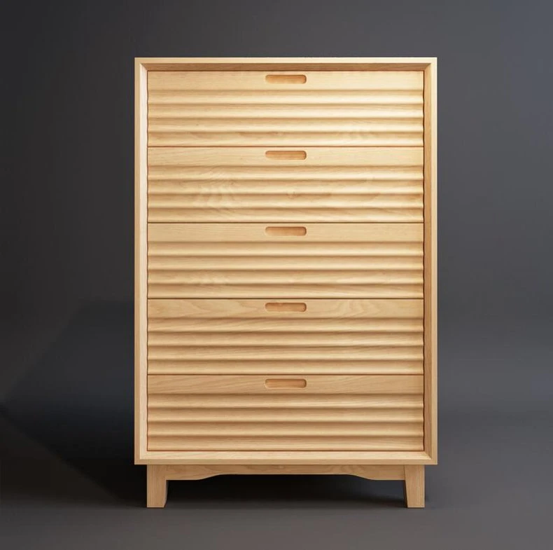 Wooden Shoe Cabinet HD Product Photography