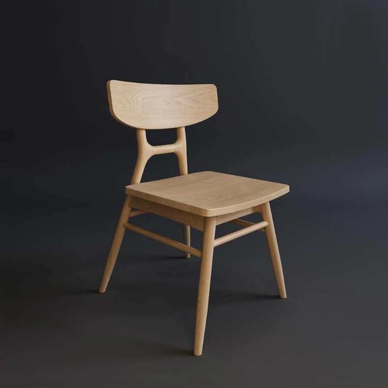 Solid Wood Chair E-commerce Detail Page Design