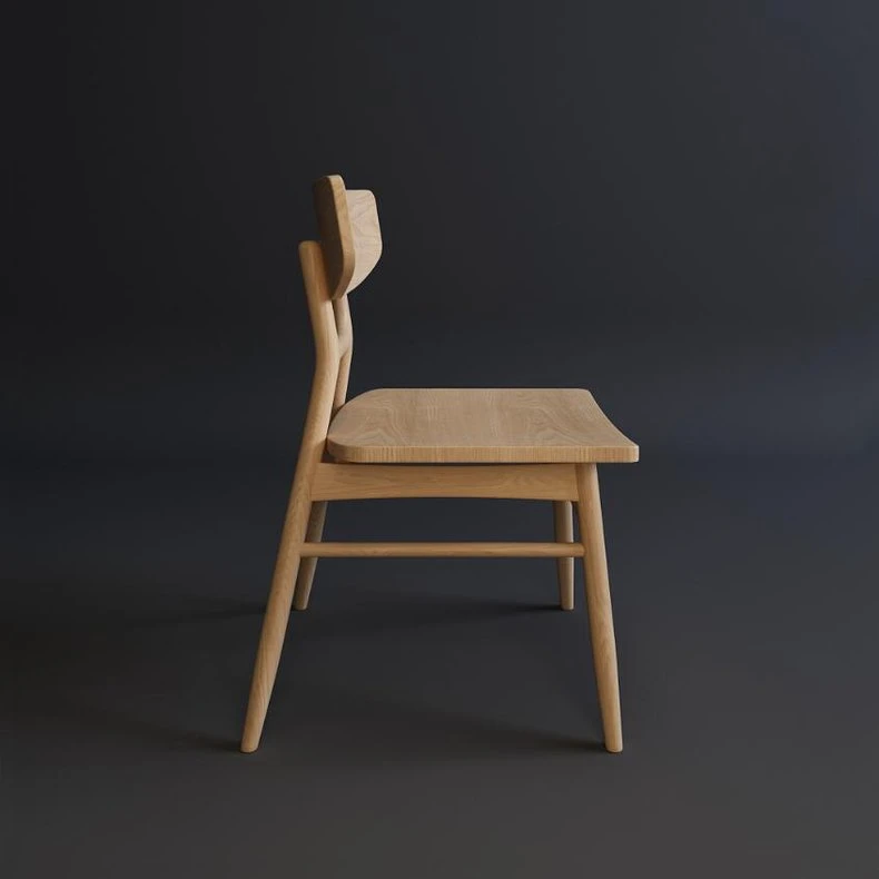 E-commerce solid wood chairs promotional shoot advertising booklet customized design room-set styled photography