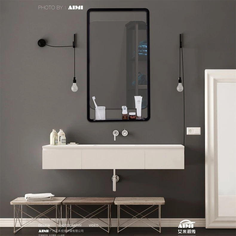 Mirror lifestyle scene photography