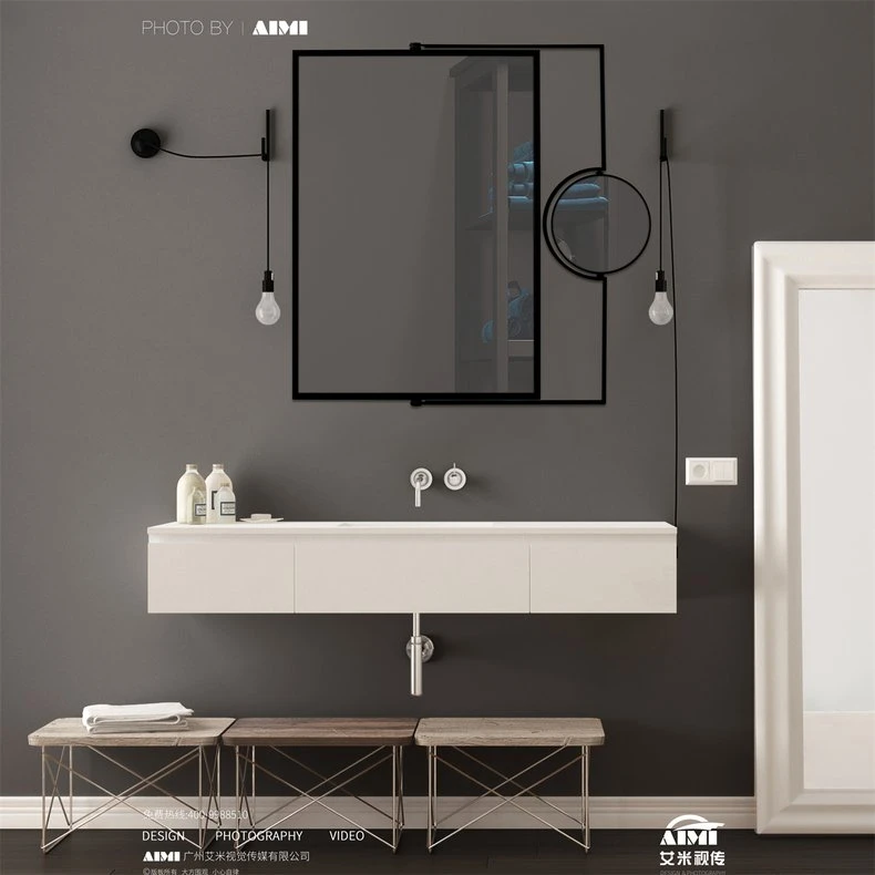 Mirror flat-lay photography