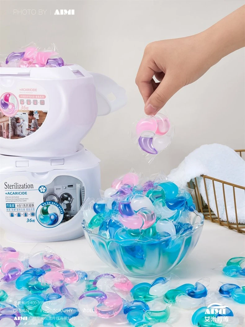 Laundry Pods lifestyle scene photography