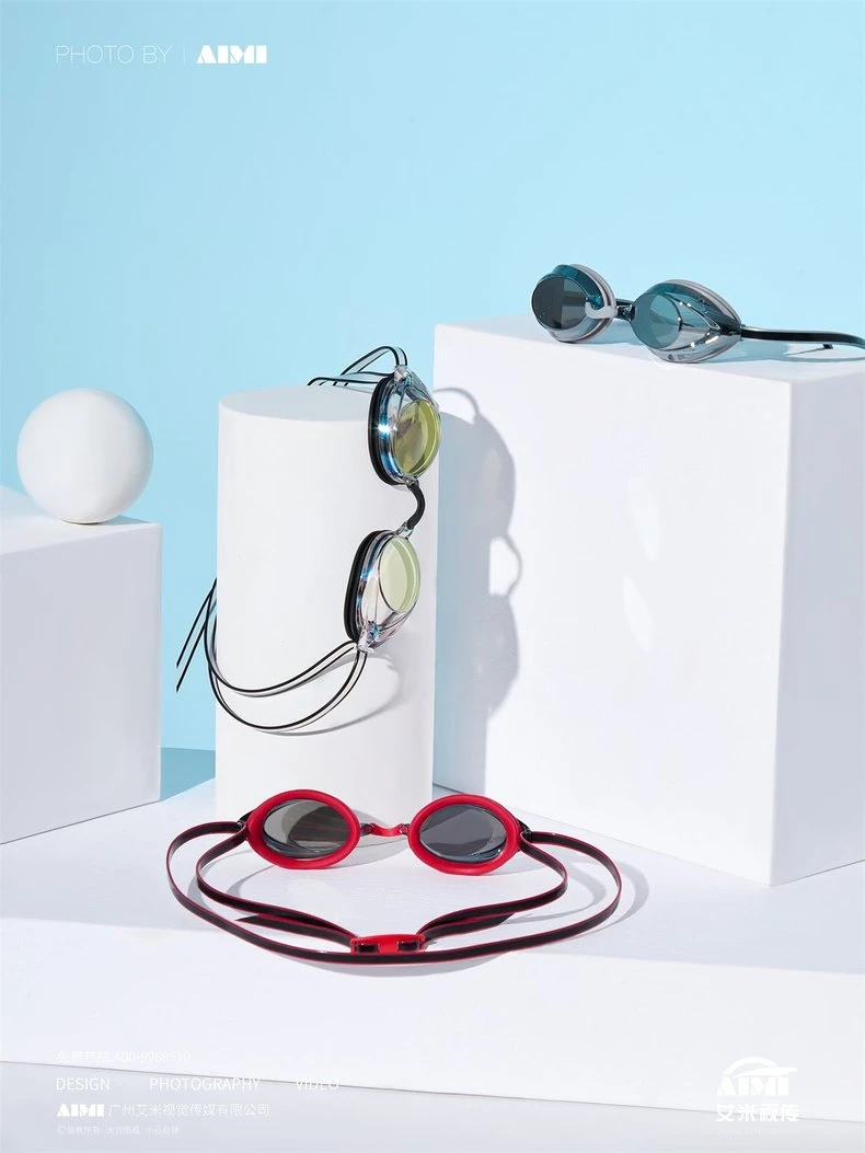 Swimming Goggles white background photography