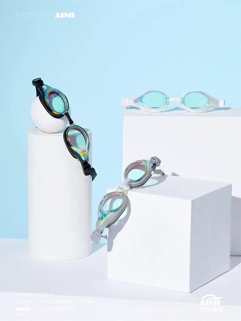 Swimming Goggles flat-lay photography