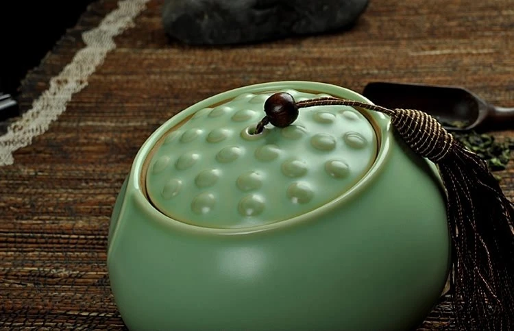 Light Green Tea Set Photography Scene Creative Photography Guangzhou Professional Tea Set Photograph group shot photography