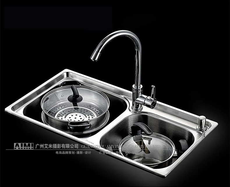 Stainless Steel Faucet Lifestyle Photography
