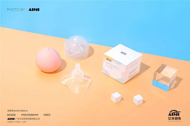 Mother and baby products Breast pump shooting Pacifier detail shooting flat-lay photography