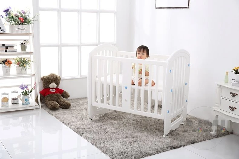 e-commerce solid wood baby crib photography Professional child model photography Guangzhou model photogr lifestyle scene photography