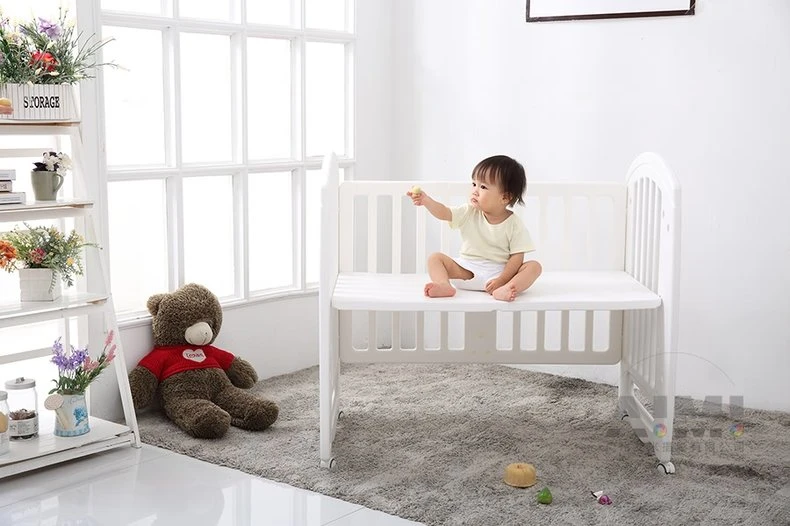 e-commerce solid wood baby crib photography Professional child model photography Guangzhou model photogr lifestyle scene photography