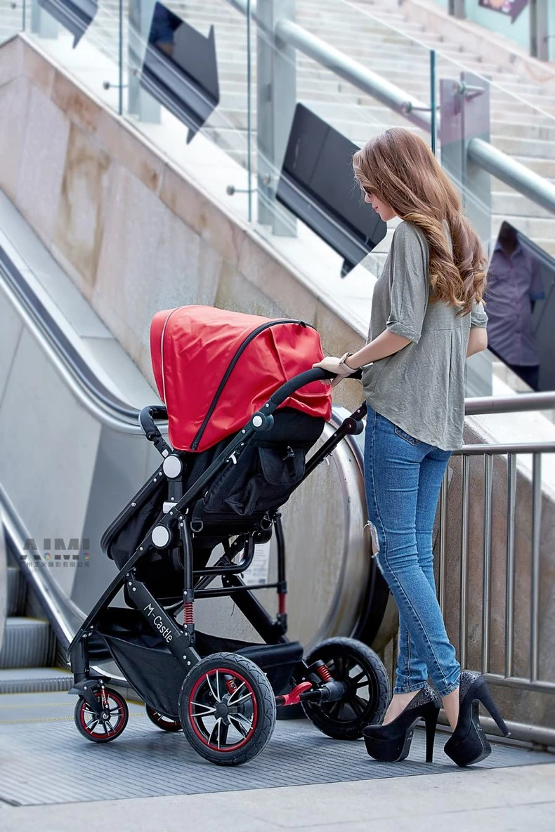 Baby Stroller Photography Outdoor Scene Professional Model flat-lay photography