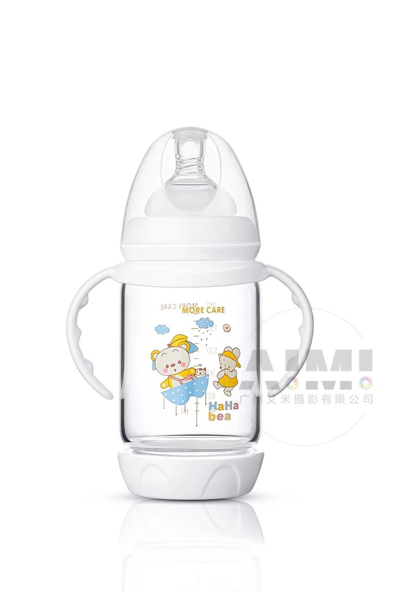 High-End Milk Bottle Product Photography