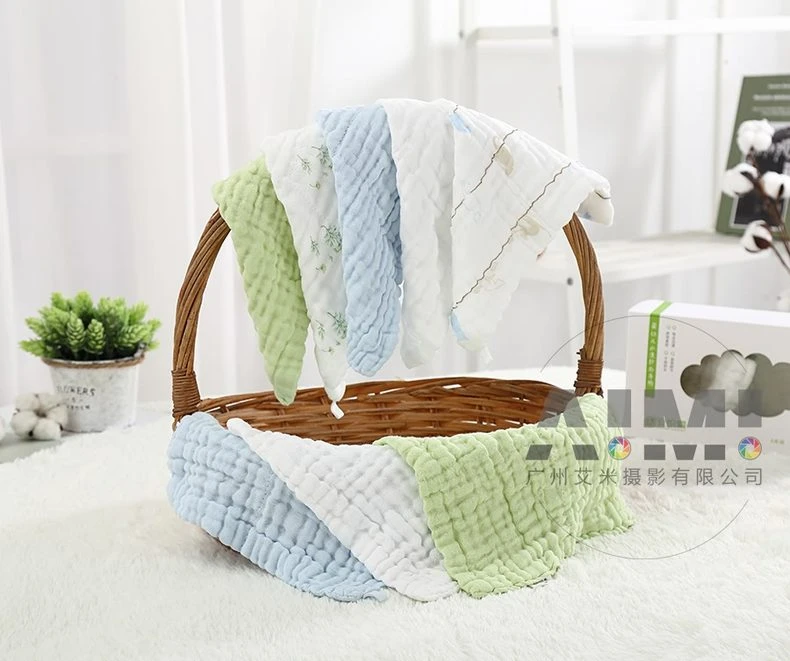 Mother and Baby Products Baby Towel Creative Photography Guangzhou Product Photography Company lifestyle scene photography