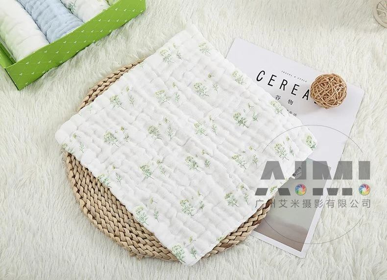 Mother and Baby Products Baby Towel Creative Photography Guangzhou Product Photography Company flat-lay photography