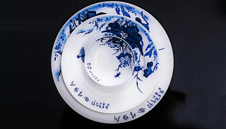 Tableware Photography Chinese Porcelain Dish Photography Pure Scene creative photography