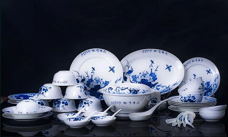 Tableware Photography Chinese Porcelain Dish Photography Pure Scene group shot photography