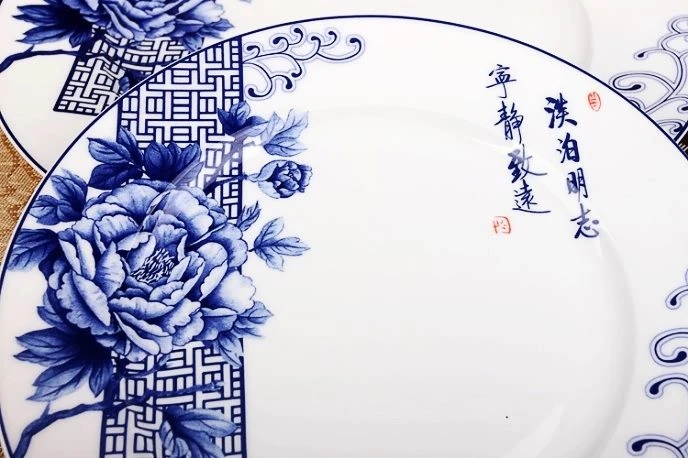 Tableware Photography Chinese Porcelain Dish Photography Pure Scene group shot photography