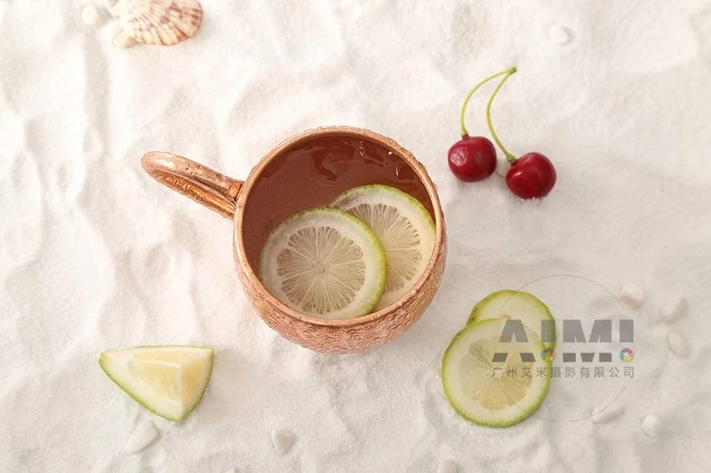 Cup Shoot Creative Scene Customized Shoot Lemon Cherry Embellishment Shoot lifestyle scene photography