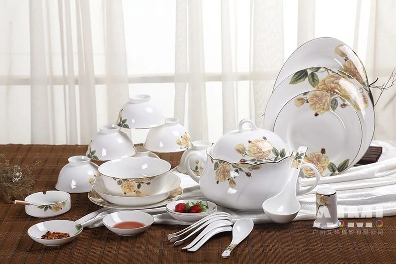 Commercial Tableware Photography Tableware Arrangement Photography Guangzhou Photography Household P flat-lay photography