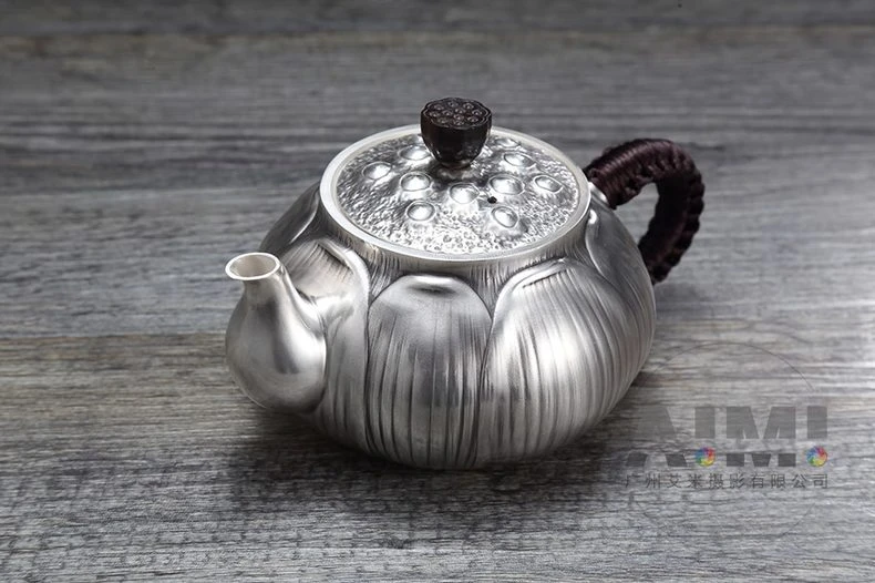 Silver Pot Still Life Photography Close-up Photography with Context Commercial Photography Company flat-lay photography
