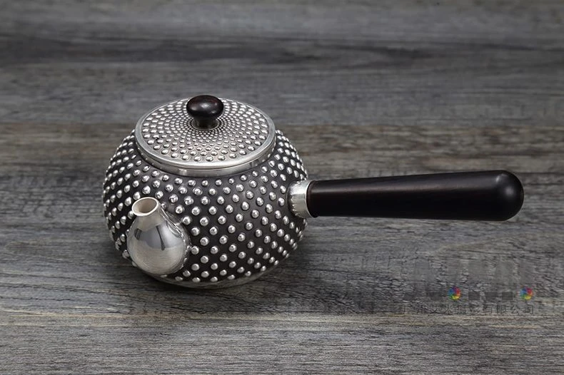 Silver Pot Still Life Photography Close-up Photography with Context Commercial Photography Company white background photography