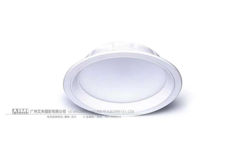 Modular LED street light head on white - street light photography