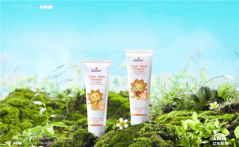 Toothpaste Photography European Commercial Brands Aloha Brand Toothpaste Promotional flat-lay photography